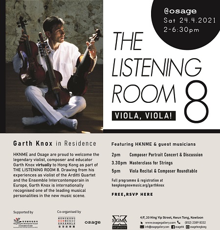 ::Viola, Viola! – THE LISTENING ROOM 8 : Sat 24 April, 2:00PM – 6:30PM